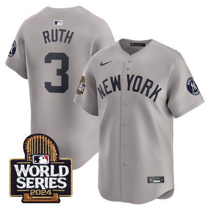 Yankees 2024 World Series Vapor Premier Limited Jersey - All Stitched