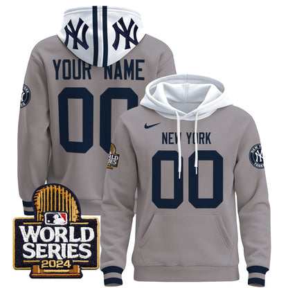 New York Yankees 2024 World Series Custom Pullover Hoodie