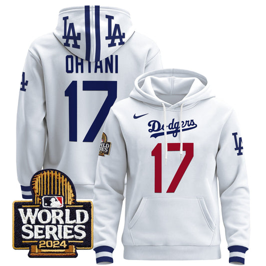 Dodgers 2024 World Series Pullover Hoodie - All Stitched