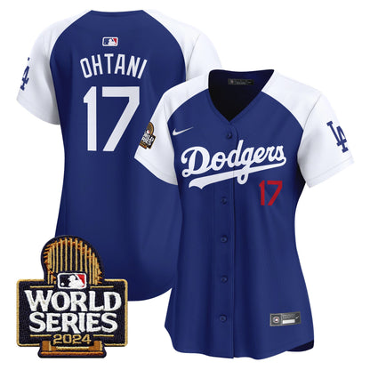 Women Dodgers 2024 World Series Vapor Premier Limited Jersey - All Stitched