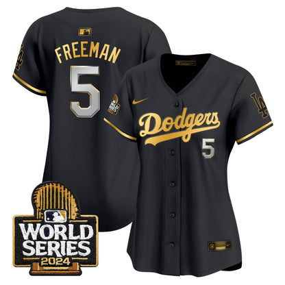 Women Dodgers 2024 World Series Vapor Premier Limited Jersey - All Stitched