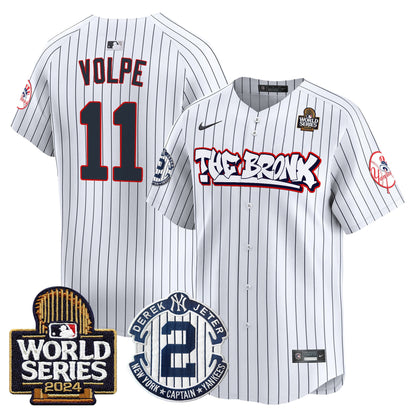 Yankees The Bronx 2024 World Series Vapor Premier Limited Jersey V2 - All Stitched