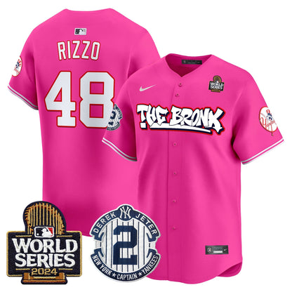 Yankees The Bronx 2024 World Series Vapor Premier Limited Jersey V2 - All Stitched