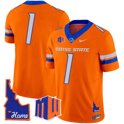 Boise State Broncos 2024 Home Patch Vapor Limited Jersey - All Stitched