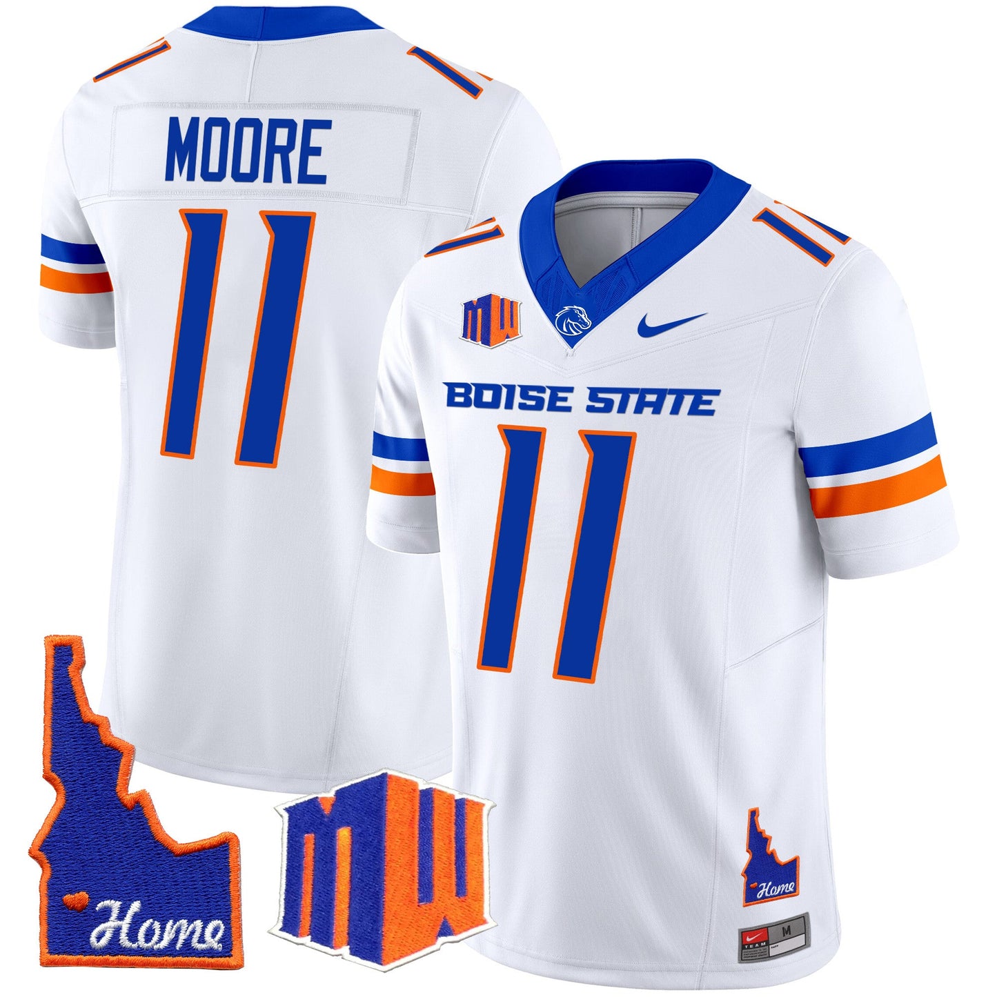 Boise State Broncos 2024 Home Patch Vapor Limited Jersey - All Stitched