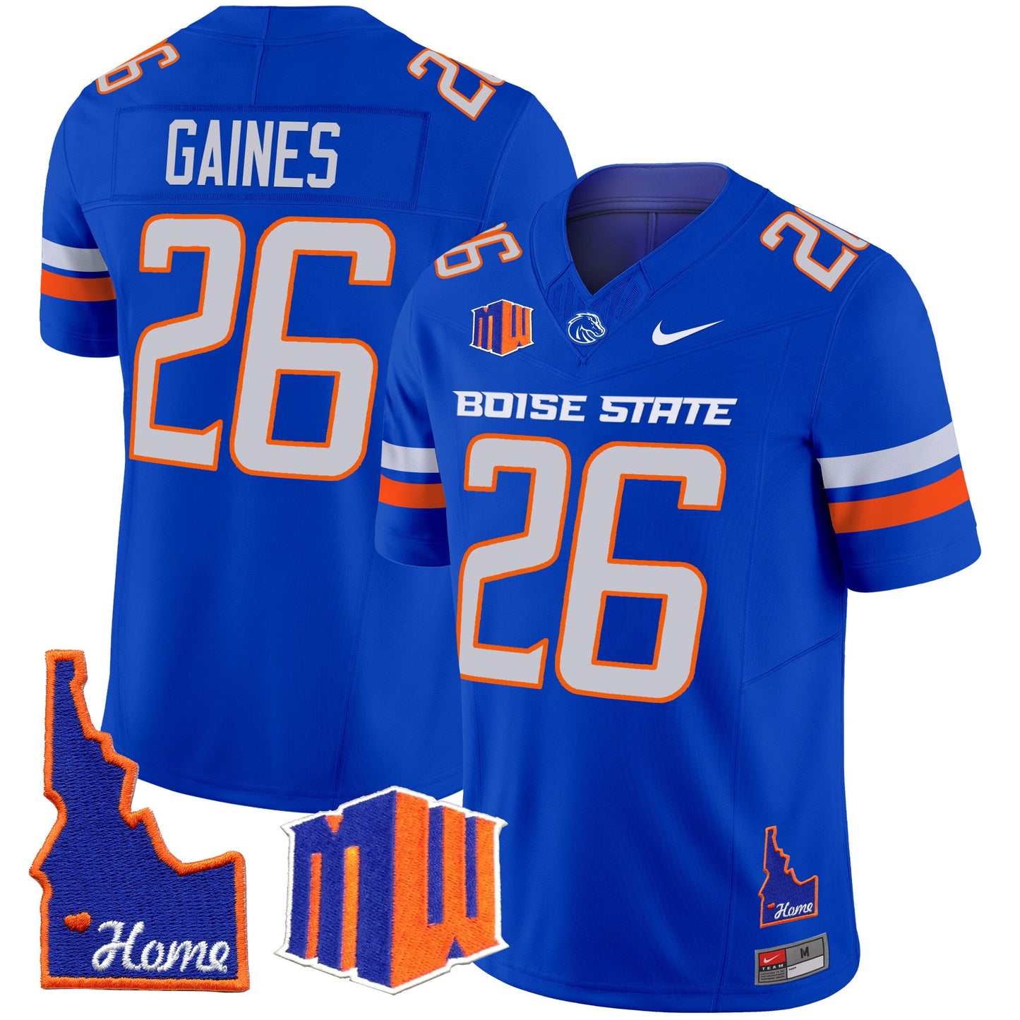 Boise State Broncos 2024 Home Patch Vapor Limited Jersey - All Stitched