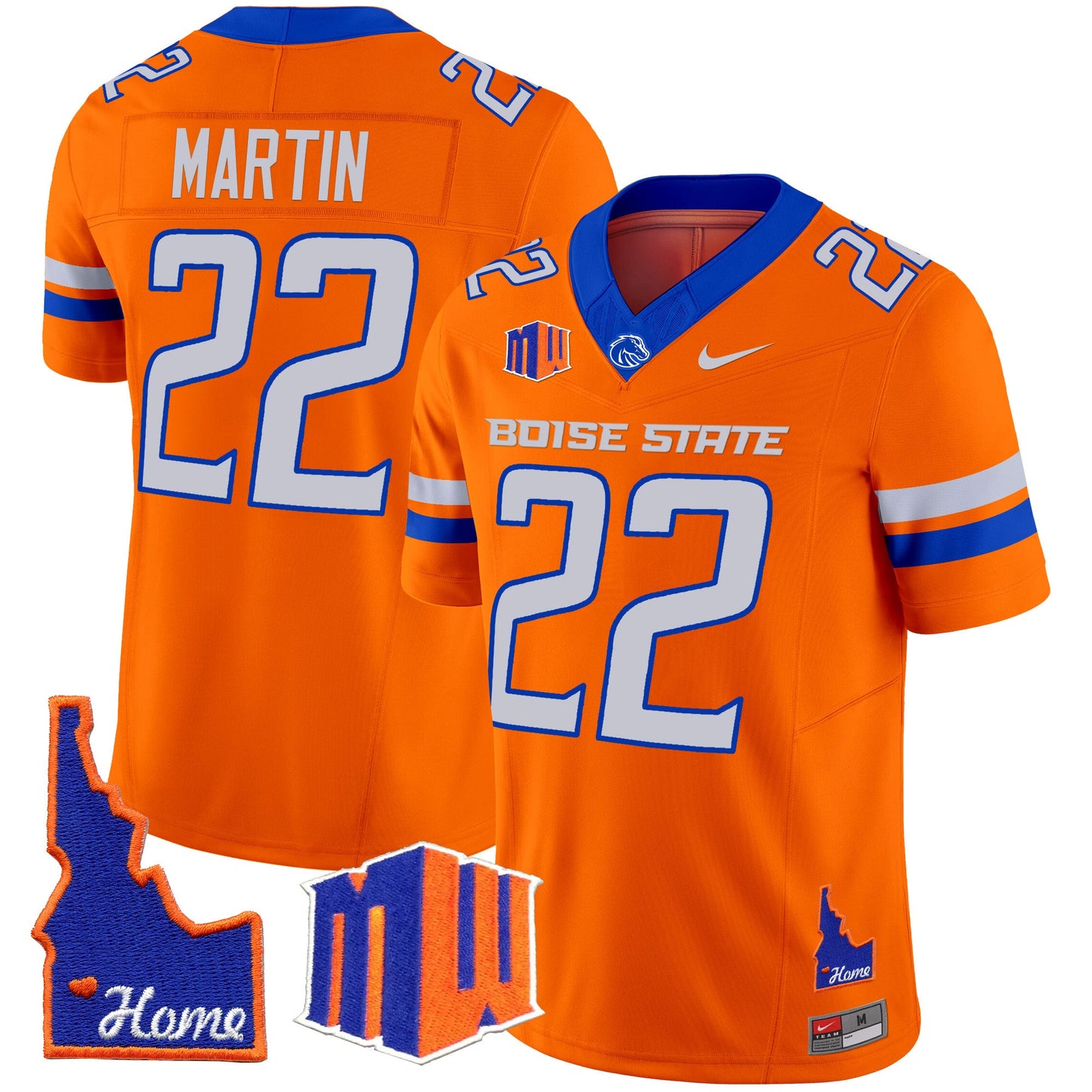 Boise State Broncos 2024 Home Patch Vapor Limited Jersey - All Stitched