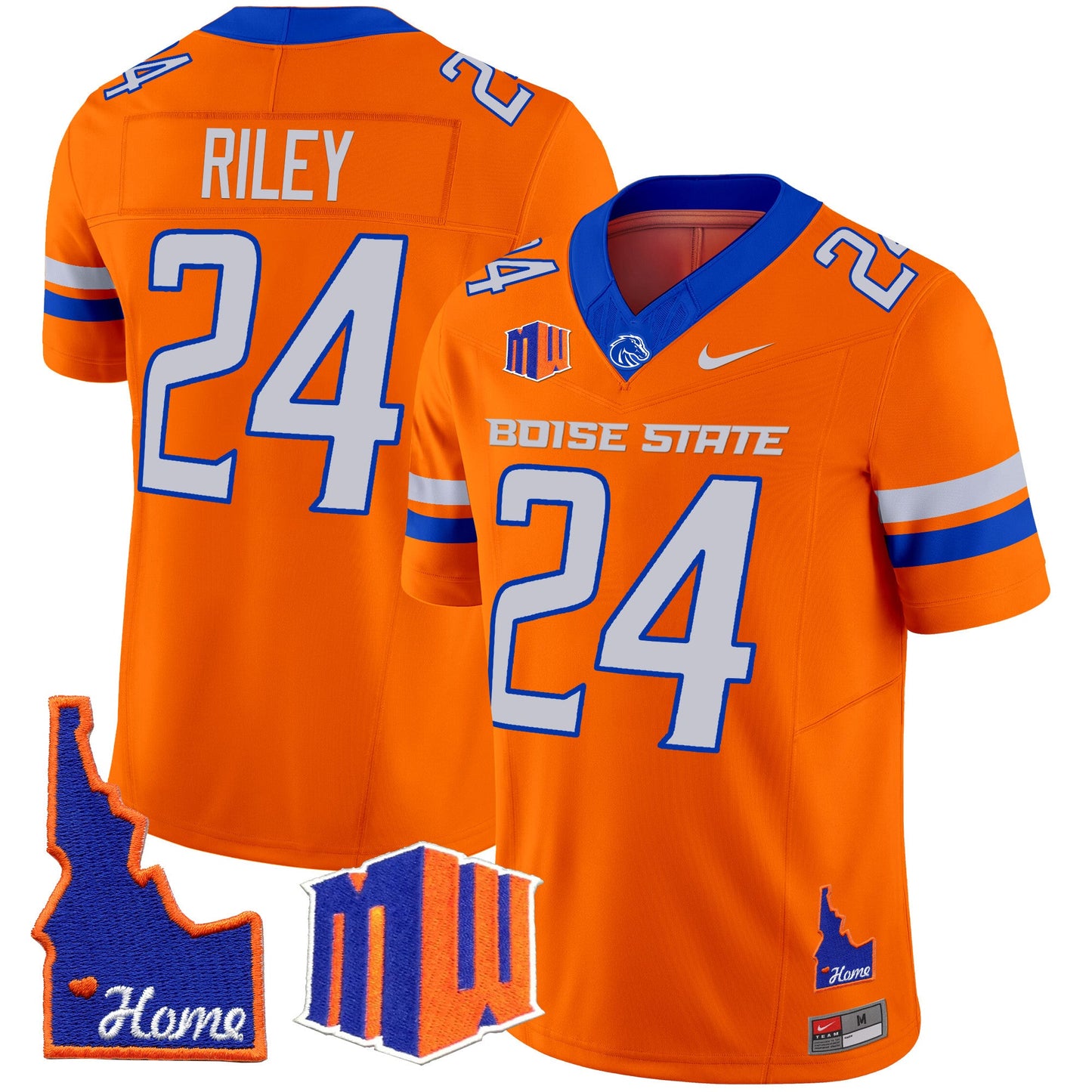 Boise State Broncos 2024 Home Patch Vapor Limited Jersey - All Stitched