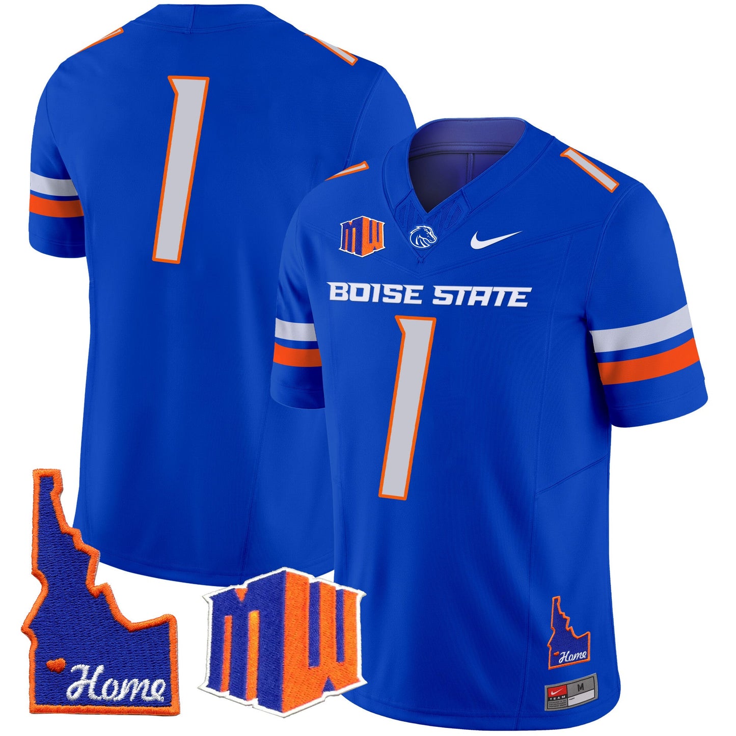 Boise State Broncos 2024 Home Patch Vapor Limited Jersey - All Stitched