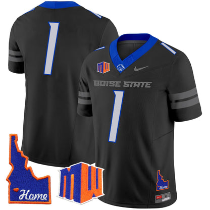 Boise State Broncos 2024 Home Patch Vapor Limited Jersey - All Stitched