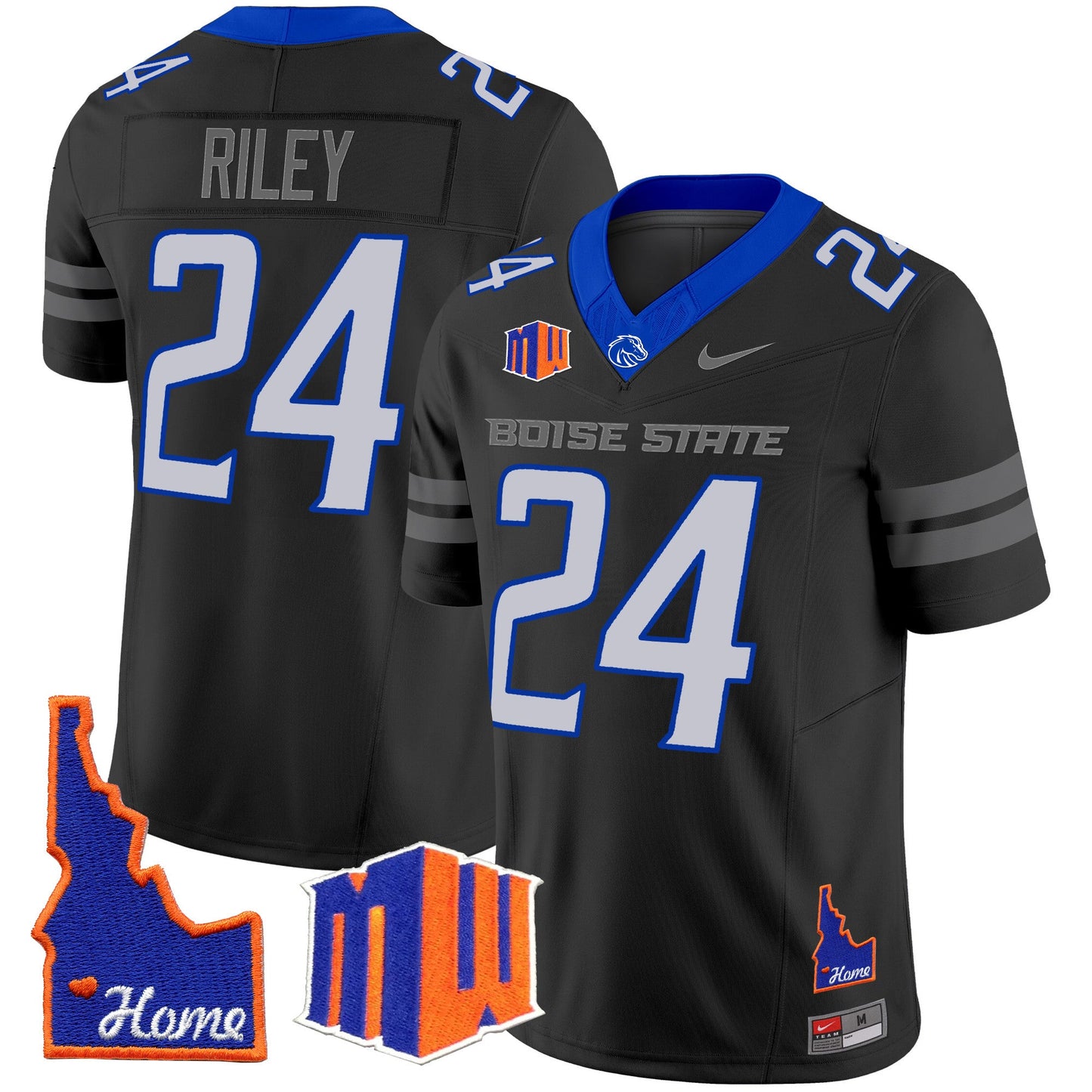 Boise State Broncos 2024 Home Patch Vapor Limited Jersey - All Stitched