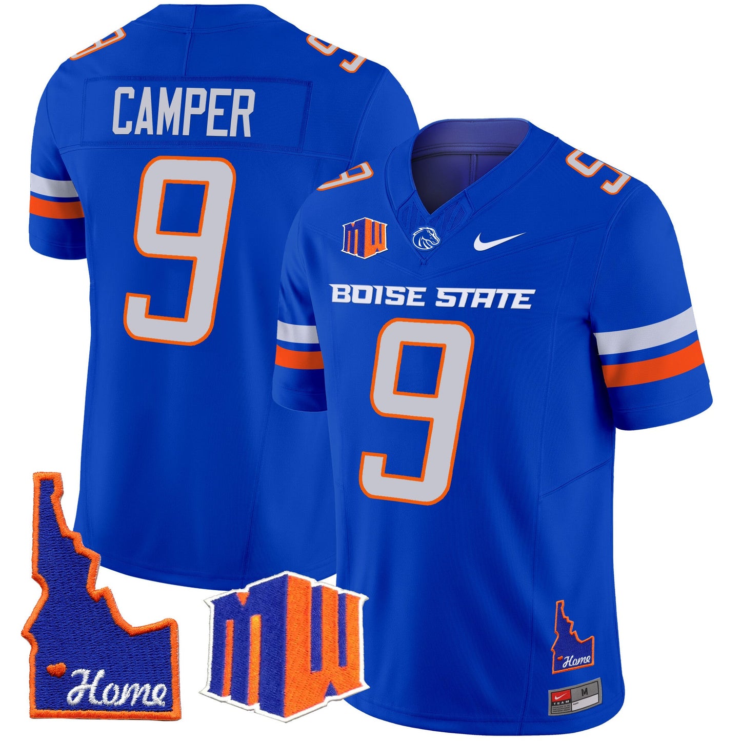 Boise State Broncos 2024 Home Patch Vapor Limited Jersey - All Stitched