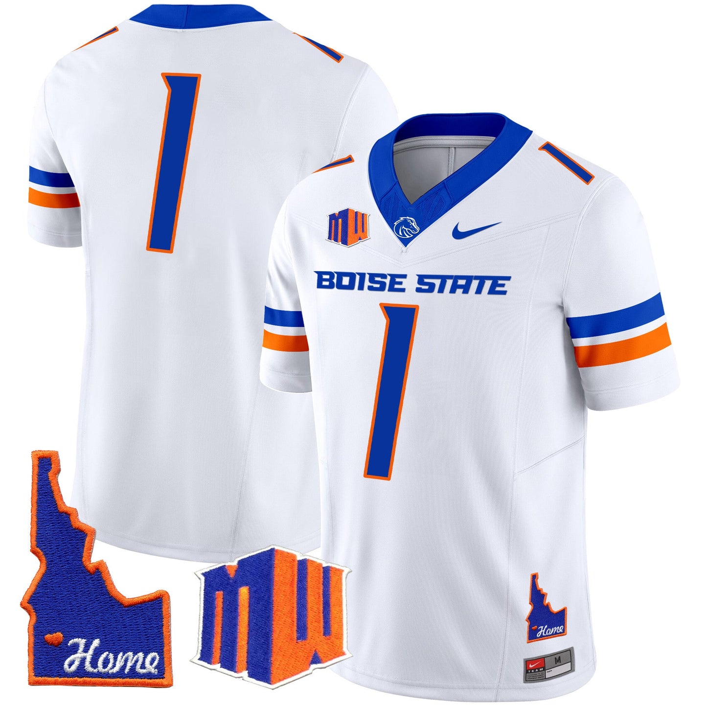 Boise State Broncos 2024 Home Patch Vapor Limited Jersey - All Stitched