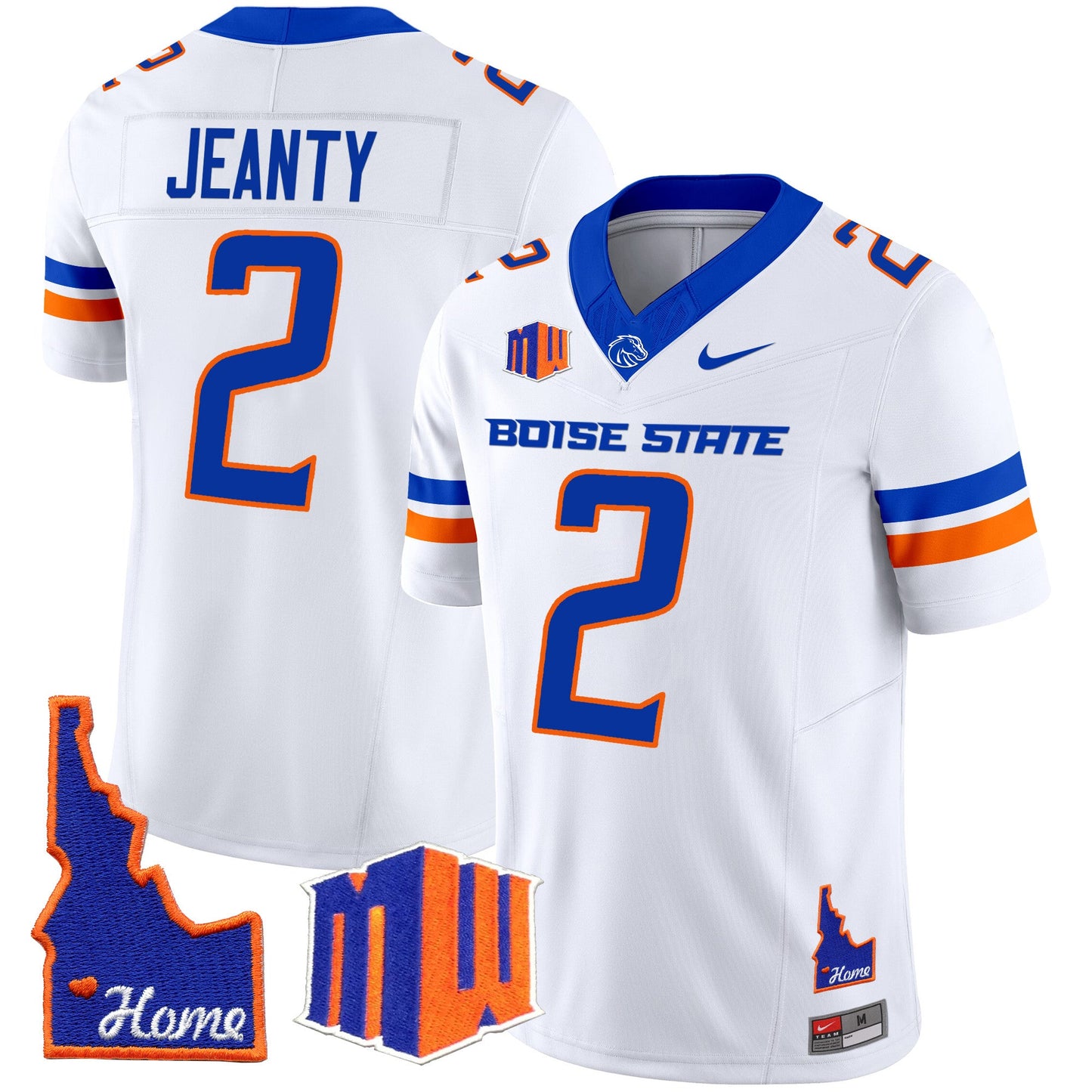 Boise State Broncos 2024 Home Patch Vapor Limited Jersey - All Stitched