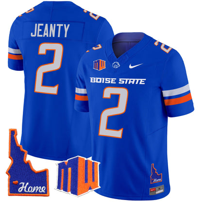 Boise State Broncos 2024 Home Patch Vapor Limited Jersey - All Stitched