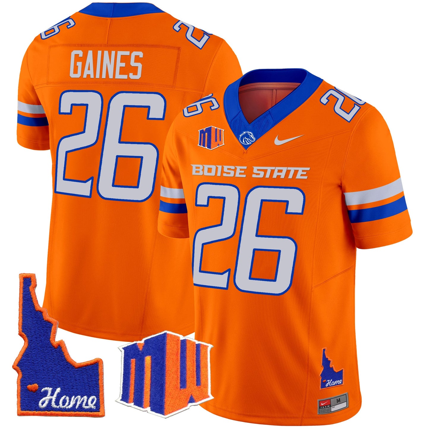 Boise State Broncos 2024 Home Patch Vapor Limited Jersey - All Stitched