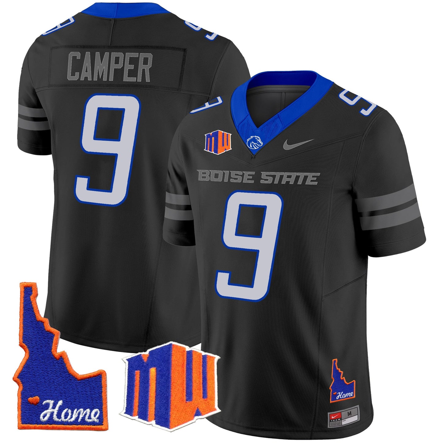 Boise State Broncos 2024 Home Patch Vapor Limited Jersey - All Stitched