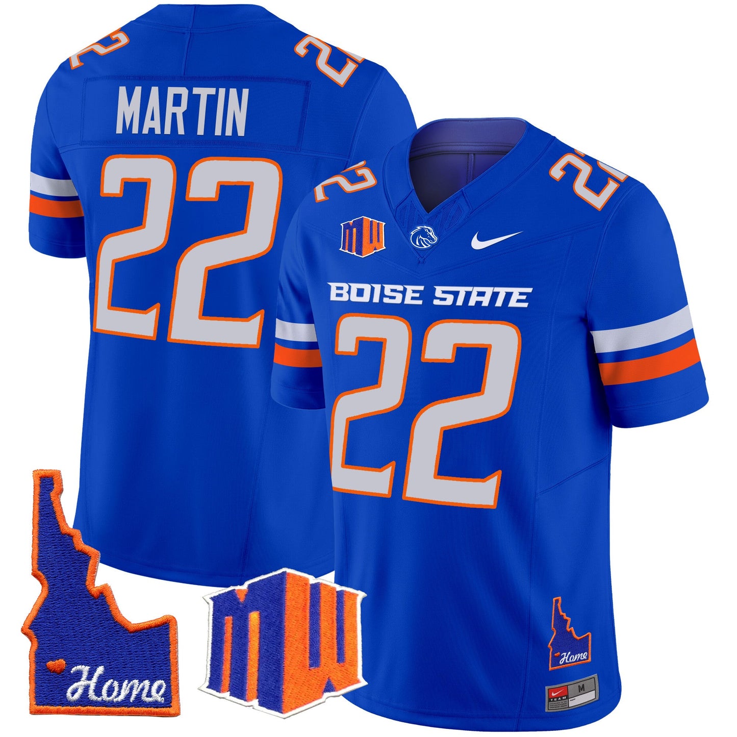 Boise State Broncos 2024 Home Patch Vapor Limited Jersey - All Stitched