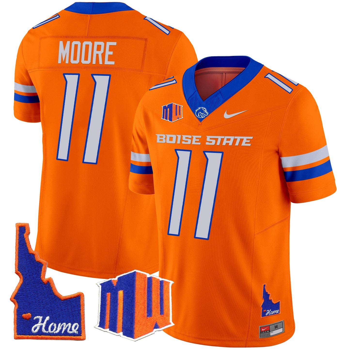 Boise State Broncos 2024 Home Patch Vapor Limited Jersey - All Stitched