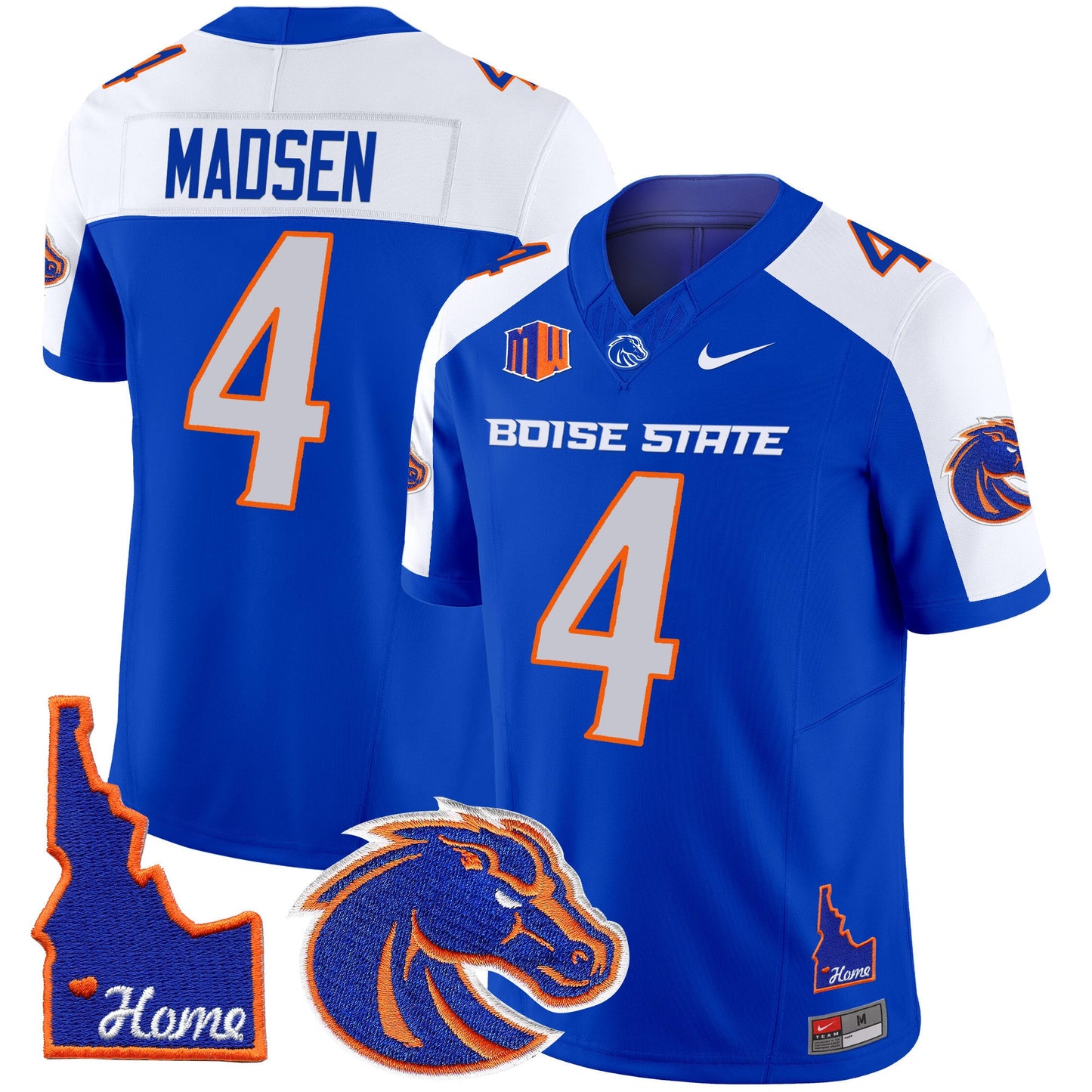 Boise State Broncos 2024 Home Patch Vapor Limited Jersey - All Stitched