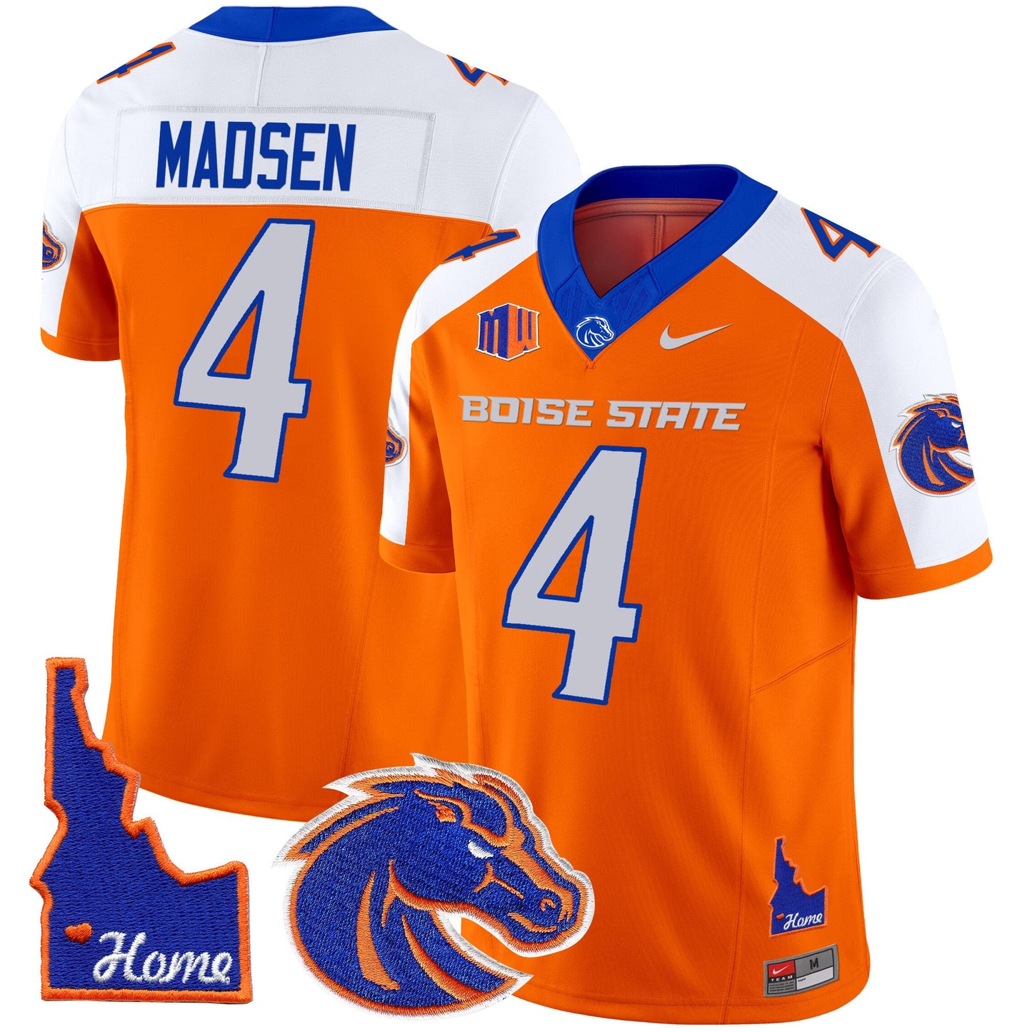 Boise State Broncos 2024 Home Patch Vapor Limited Jersey - All Stitched