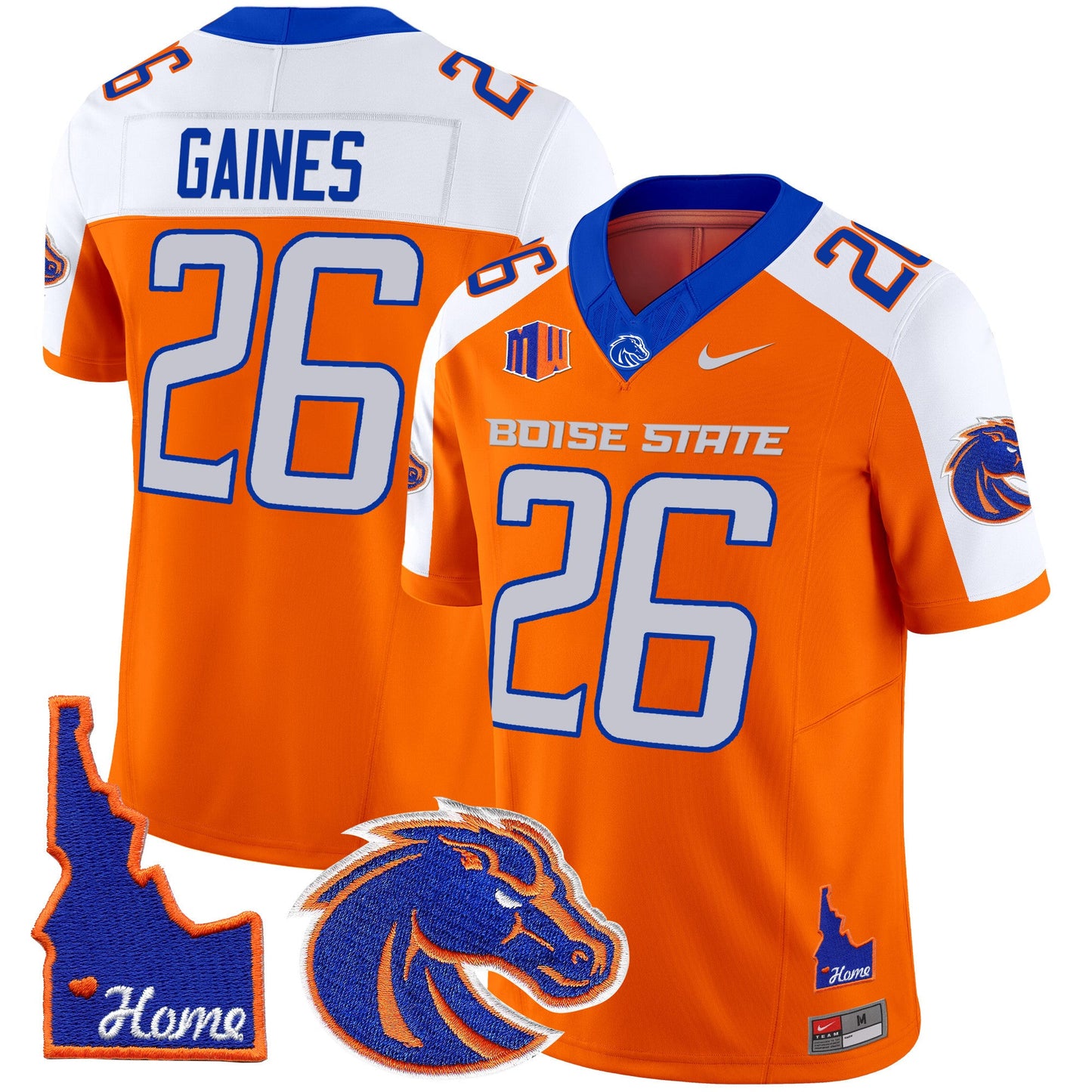 Boise State Broncos 2024 Home Patch Vapor Limited Jersey - All Stitched