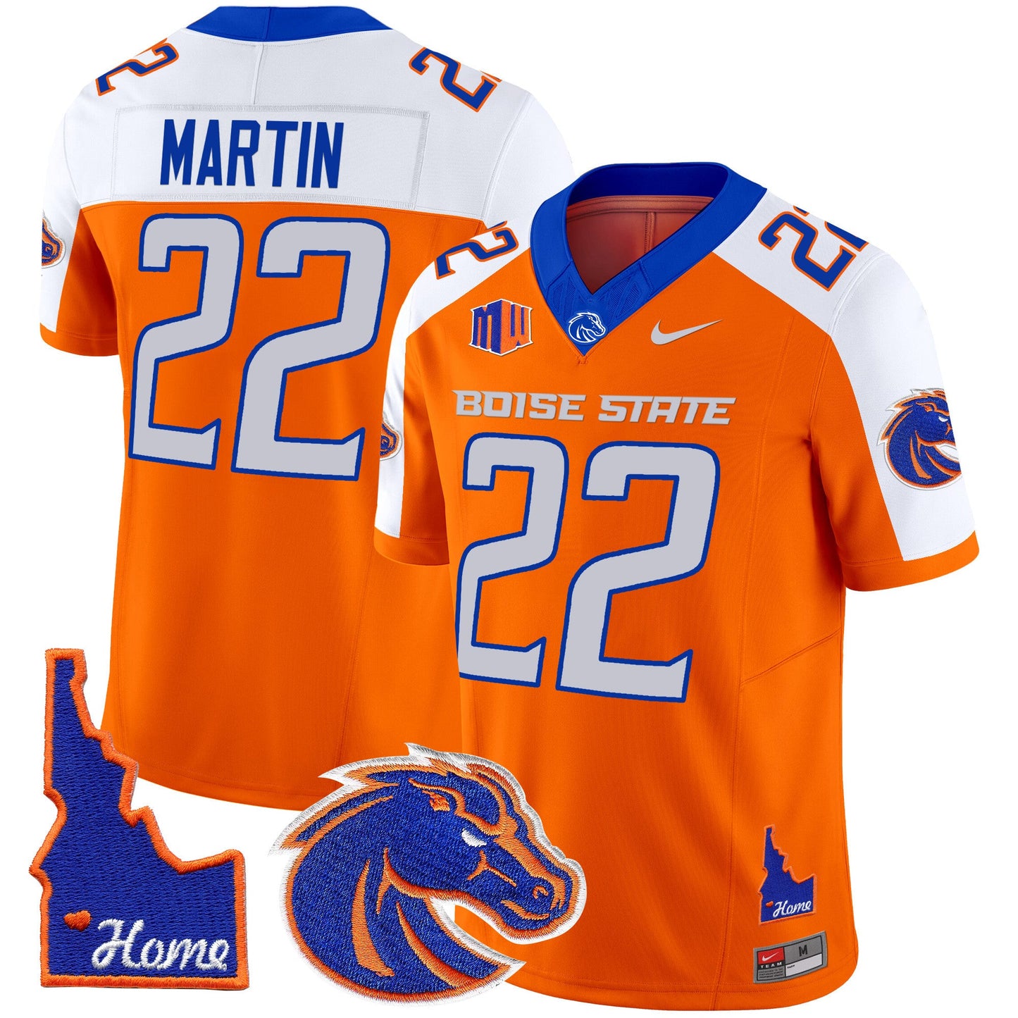 Boise State Broncos 2024 Home Patch Vapor Limited Jersey - All Stitched