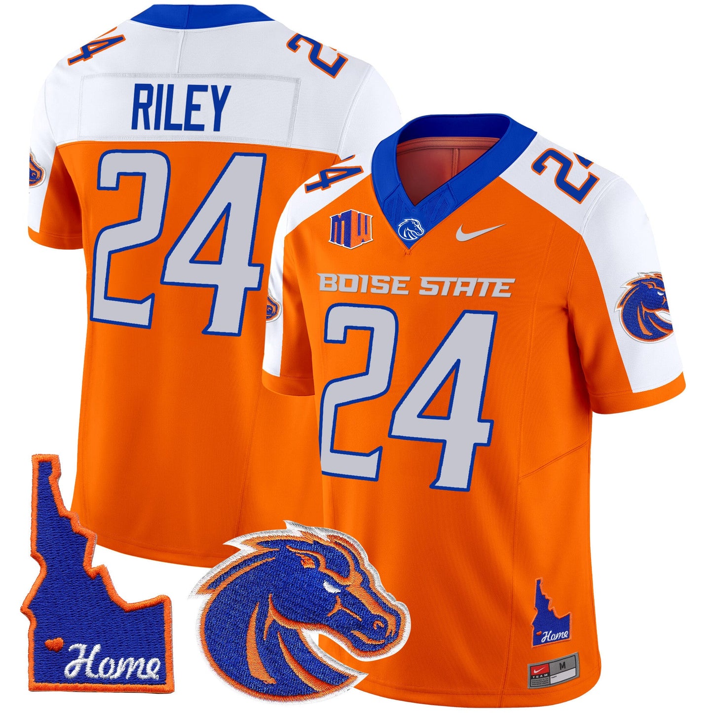 Boise State Broncos 2024 Home Patch Vapor Limited Jersey - All Stitched