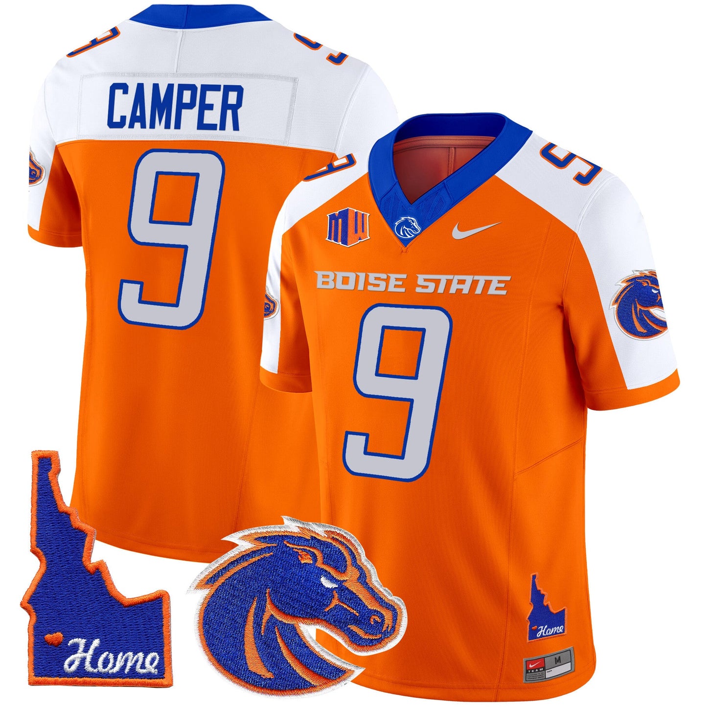 Boise State Broncos 2024 Home Patch Vapor Limited Jersey - All Stitched