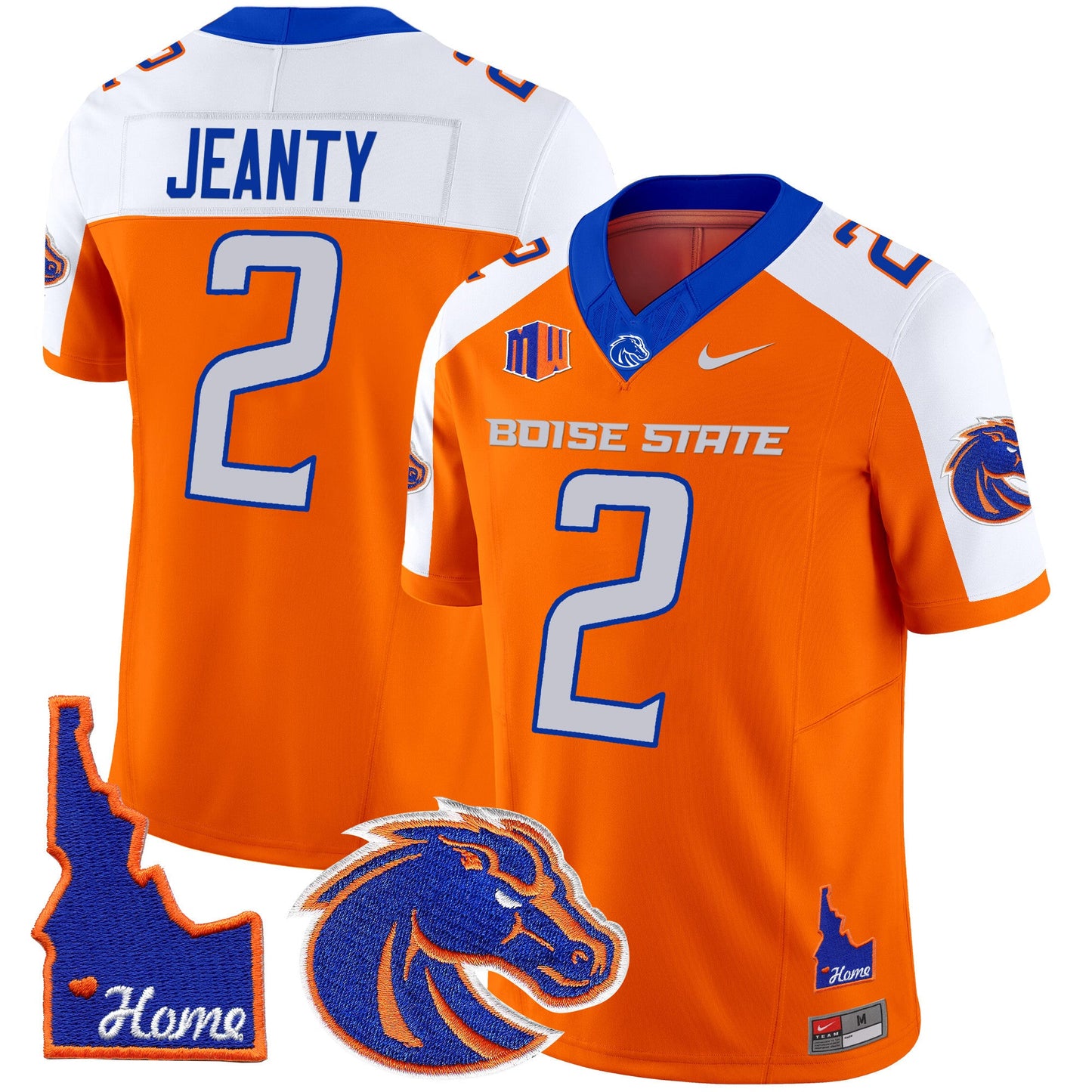 Boise State Broncos 2024 Home Patch Vapor Limited Jersey - All Stitched