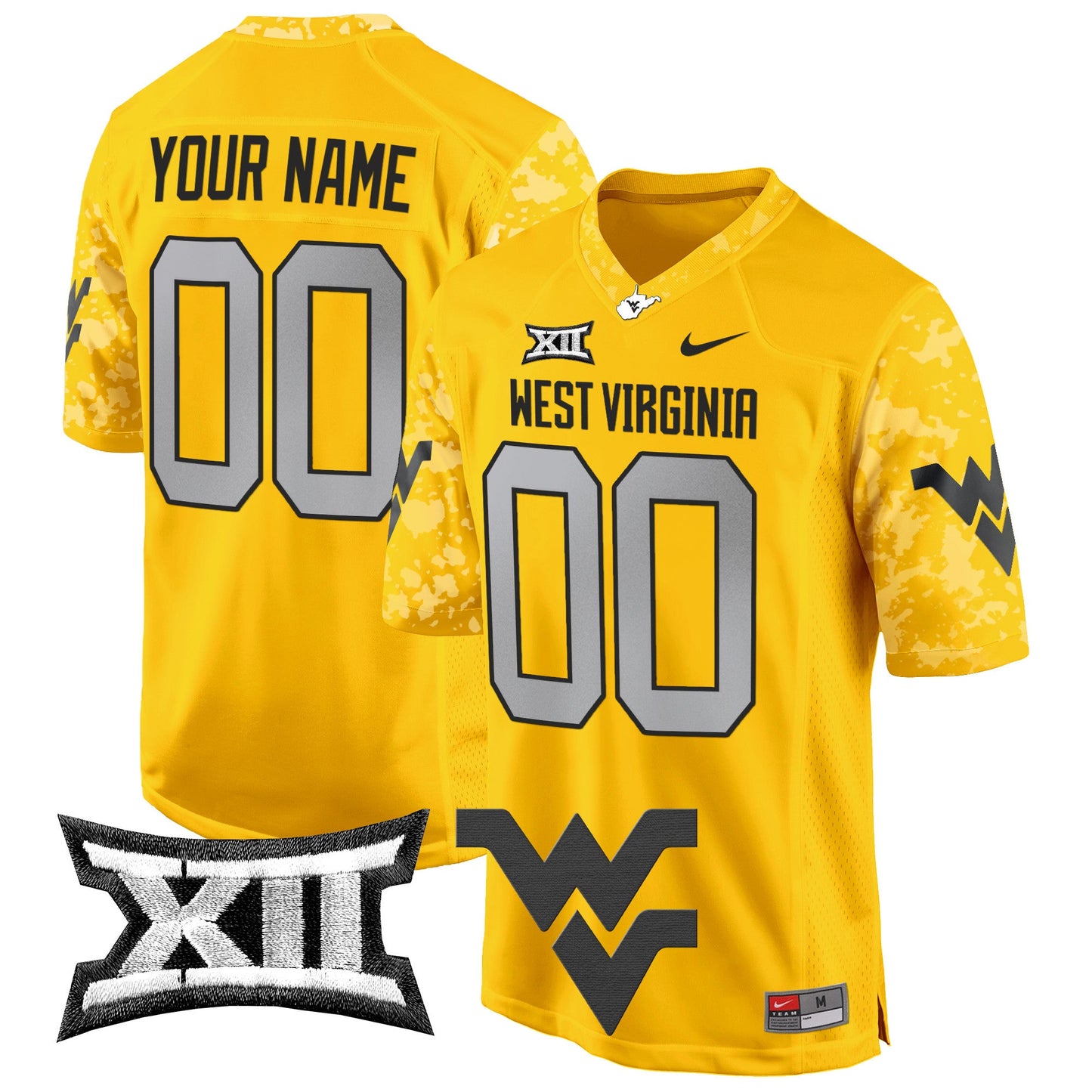 West Virginia Mountaineers 2024 Game Custom Jersey - All Stitched