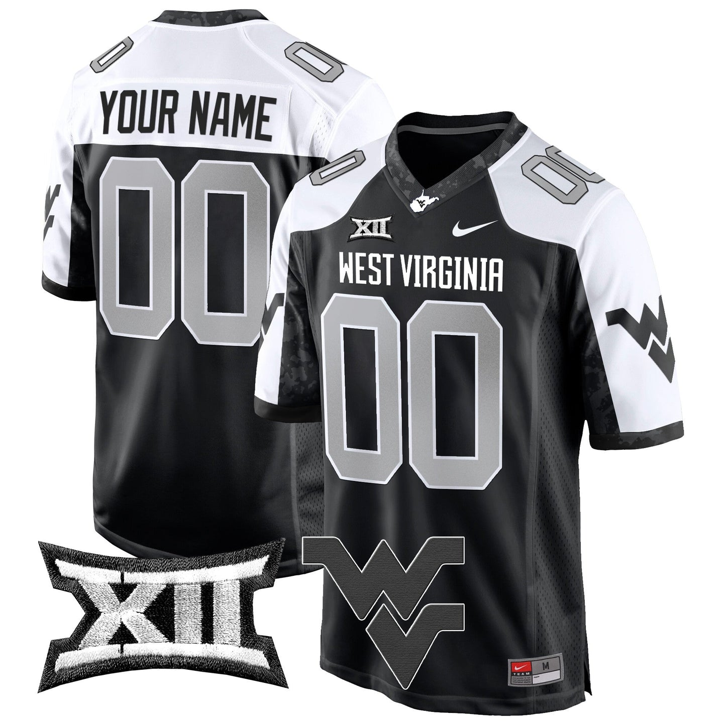 West Virginia Mountaineers 2024 Game Custom Jersey - All Stitched