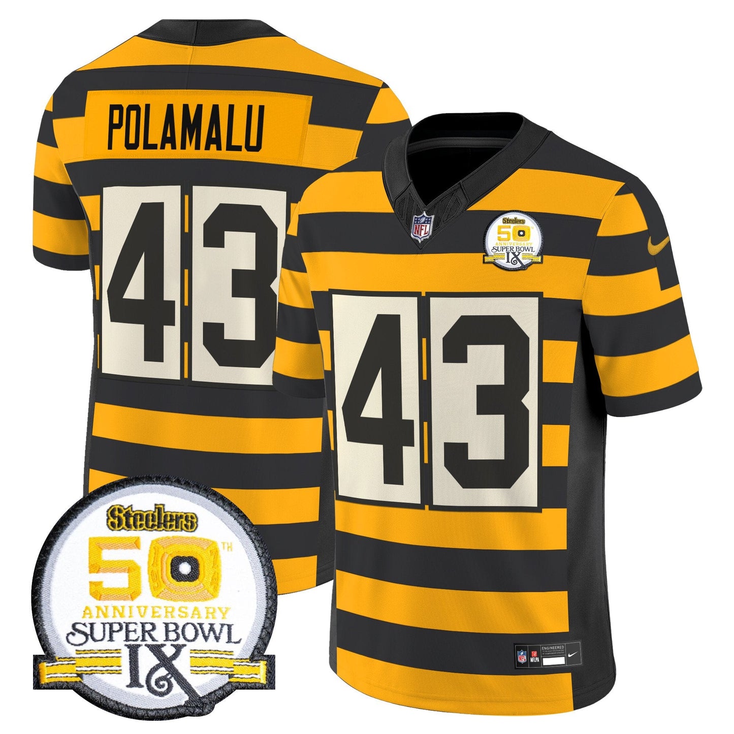 Pittsburgh Steelers Throwback 2024 Vapor Limited Jersey - All Stitched