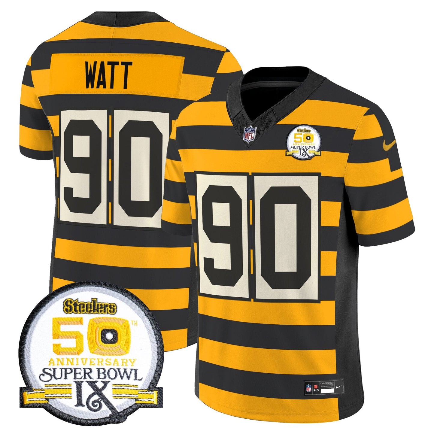 Pittsburgh Steelers Throwback 2024 Vapor Limited Jersey - All Stitched