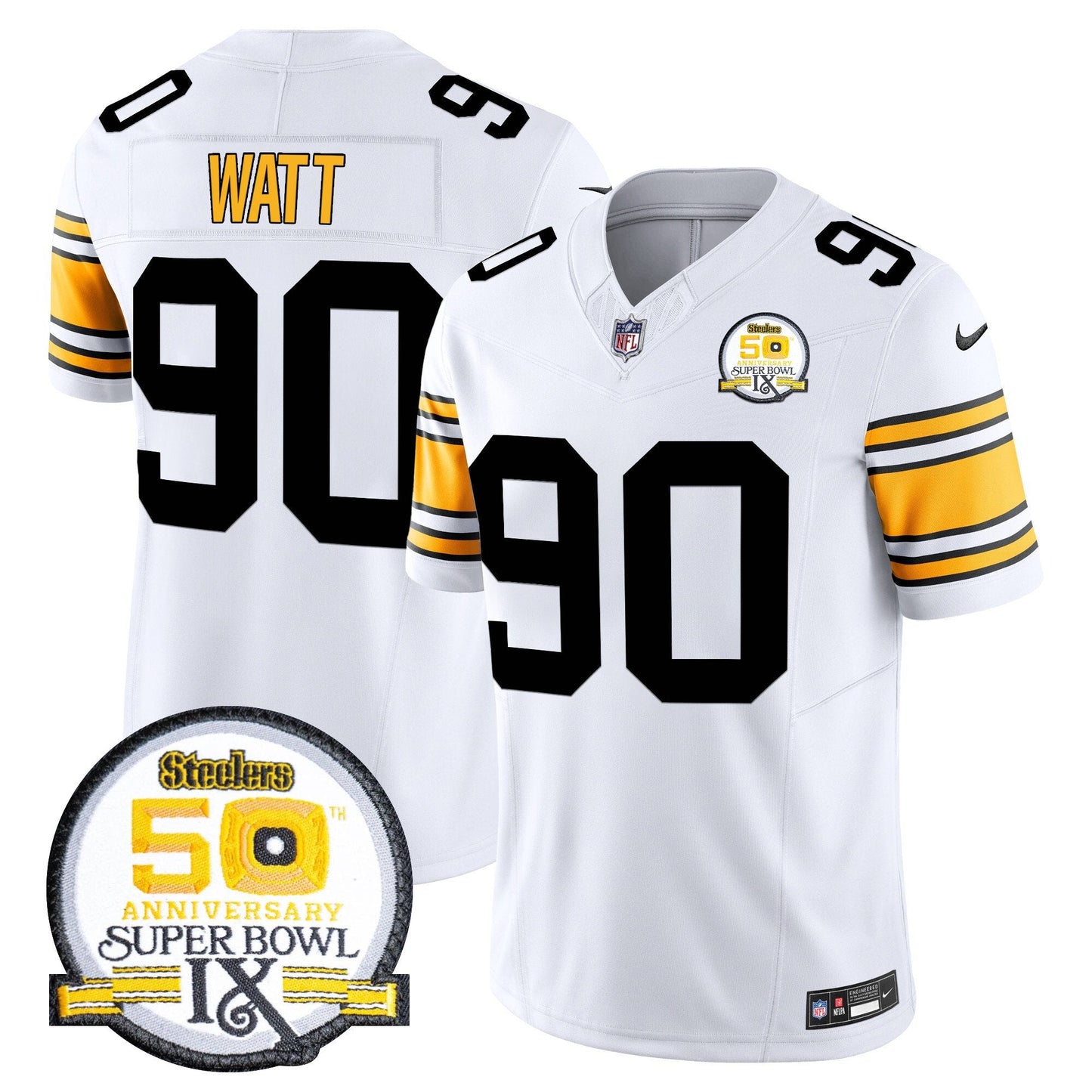 Pittsburgh Steelers Throwback 2024 Vapor Limited Jersey - All Stitched