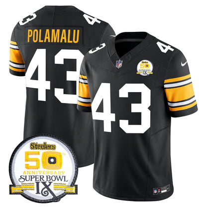 Pittsburgh Steelers Throwback 2024 Vapor Limited Jersey - All Stitched