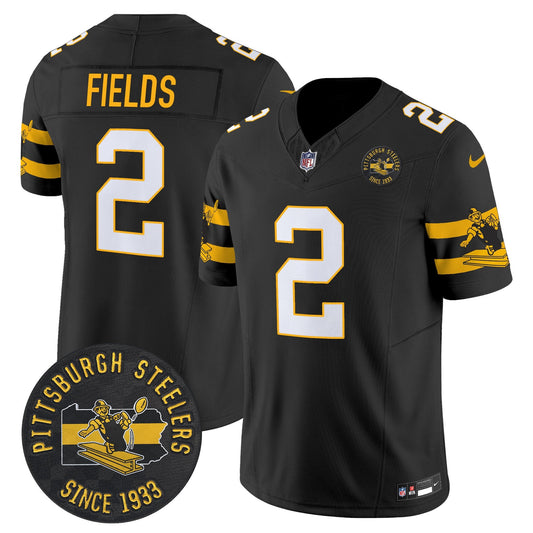 Pittsburgh Steelers Throwback 1933 Patch Vapor Limited Jersey - All Stitched