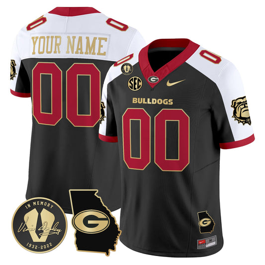 Georgia Bulldogs 2024 Vapor Limited Custom Jersey V5- Georgia Map - All Stitched
