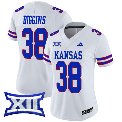 Women's Kansas Jayhawks 2024 Vapor Limited Jersey V2 - All Stitched