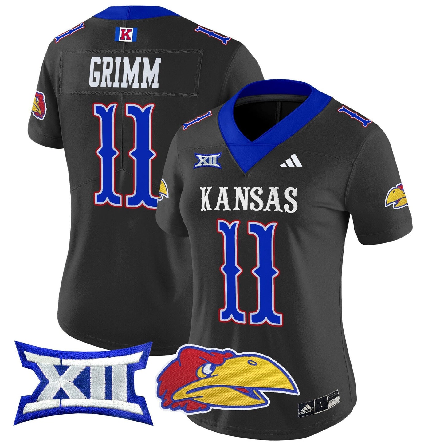 Women's Kansas Jayhawks 2024 Vapor Limited Jersey V2 - All Stitched