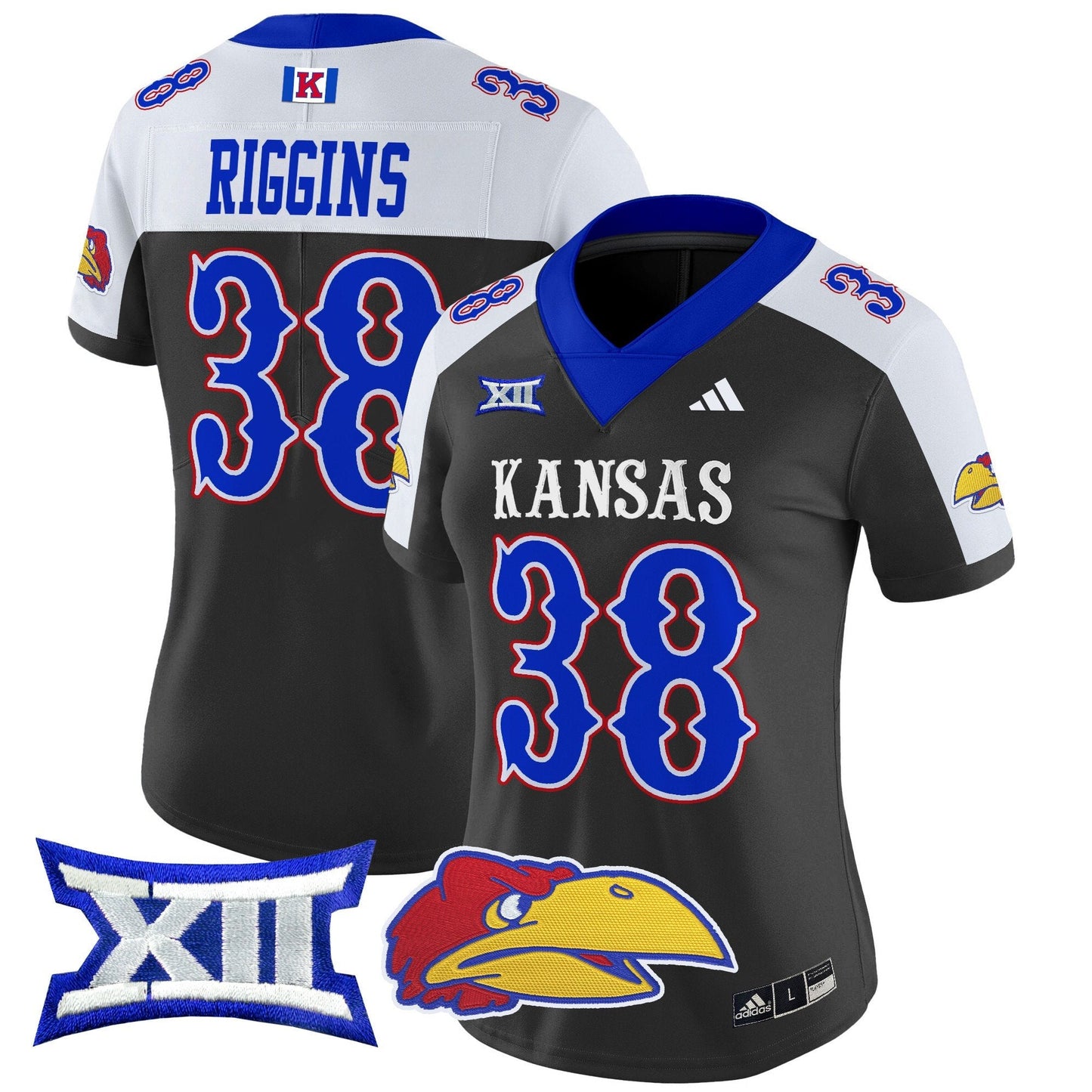 Women's Kansas Jayhawks 2024 Vapor Limited Jersey V2 - All Stitched