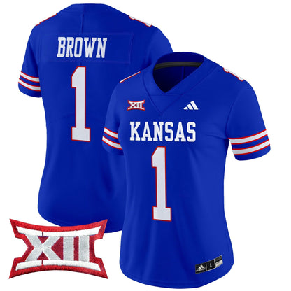 Women's Kansas Jayhawks 2024 Vapor Limited Jersey V2 - All Stitched