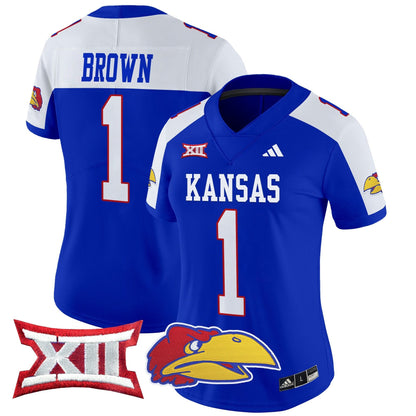 Women's Kansas Jayhawks 2024 Vapor Limited Jersey V2 - All Stitched