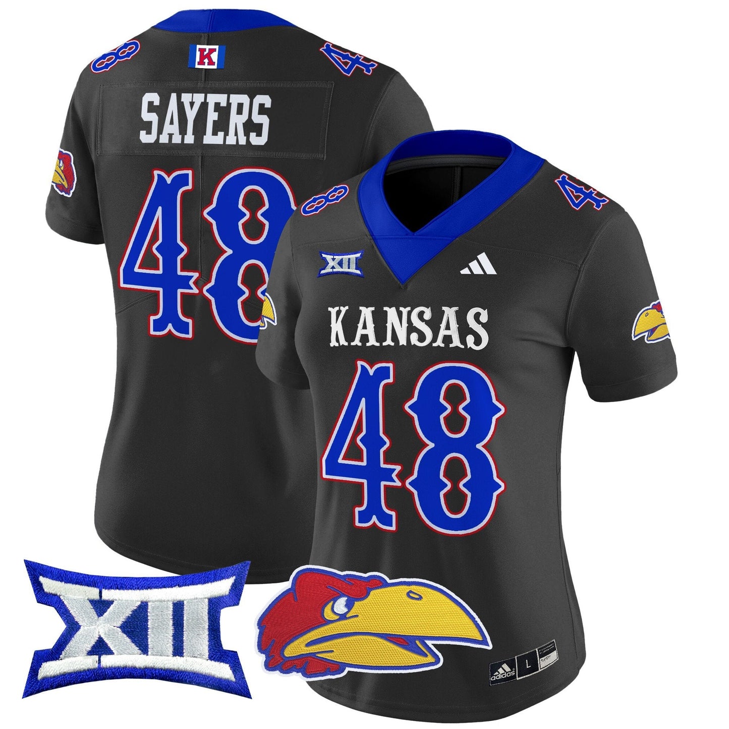 Women's Kansas Jayhawks 2024 Vapor Limited Jersey V2 - All Stitched