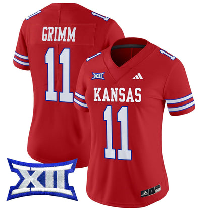 Women's Kansas Jayhawks 2024 Vapor Limited Jersey V2 - All Stitched
