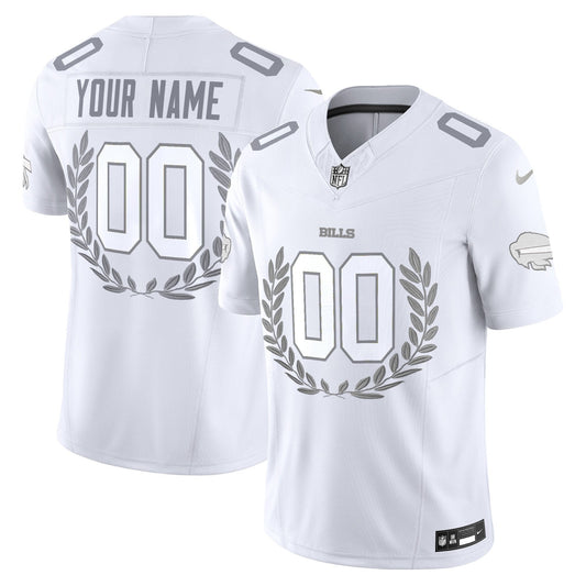 Buffalo Bills Platinum MVP Vapor Limited Custom Jersey - All Stitched