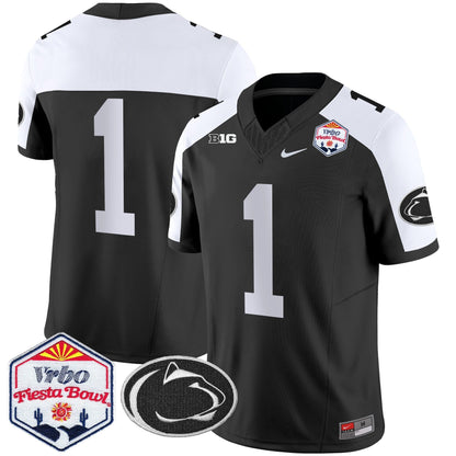 Penn State Nittany Lions 2024 The Fiesta Bowl Patch Vapor Limited Jersey - All Stitched