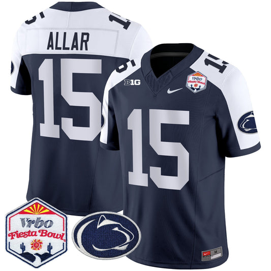Penn State Nittany Lions 2024 The Fiesta Bowl Patch Vapor Limited Jersey - All Stitched