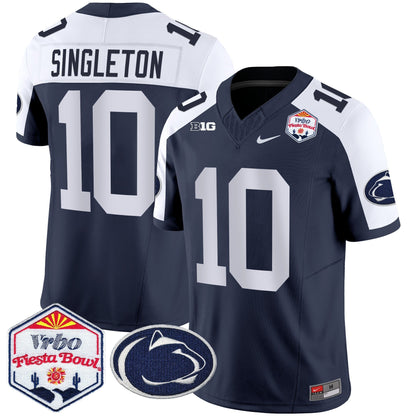 Penn State Nittany Lions 2024 The Fiesta Bowl Patch Vapor Limited Jersey - All Stitched