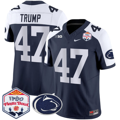 Penn State Nittany Lions 2024 The Fiesta Bowl Patch Vapor Limited Jersey - All Stitched
